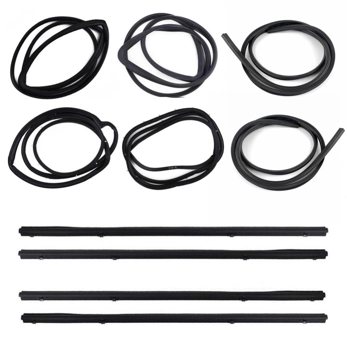 Weatherstrip Rubber Complete Set 10 Fits Toyota Hilux RN30 RN40 UTE 1978-83 D06