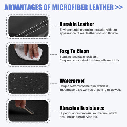 Center Console Cover Pad for Toyota Prado (2010-2019) Gray Stitches