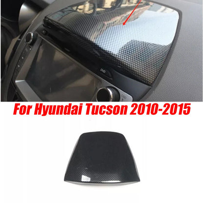 Carbon Fiber Console Panel Cover for Hyundai Tucson (2010–2015)