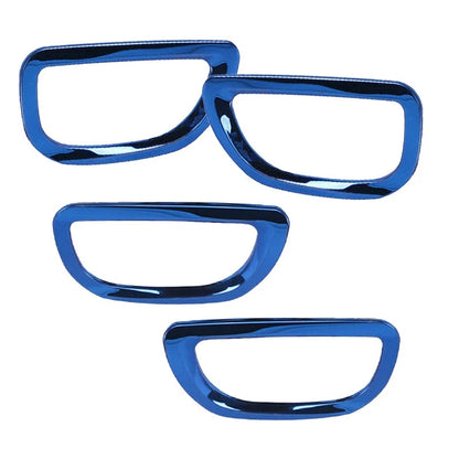 Blue Interior Door Handle Trim Cover for Toyota Corolla (2014-2018)