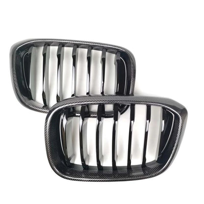 REAL Carbon Fiber Front Bumper Grille for BMW X3 G01 X4 G02 2018-2021 Gloss