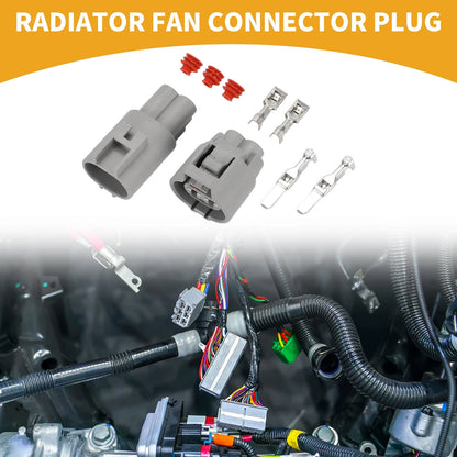 2 x Radiator Fan Connector Plug for Toyota RAV4