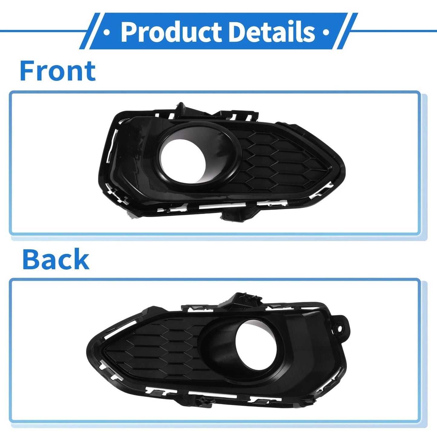 Front Right Fog Light Grill for Honda Fit (2018-2019)