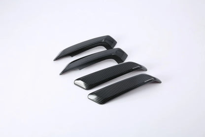 Carbon Fiber Interior Armrest Frame Cover Trim for Audi Q5 (2018-2022) 4 x pcs