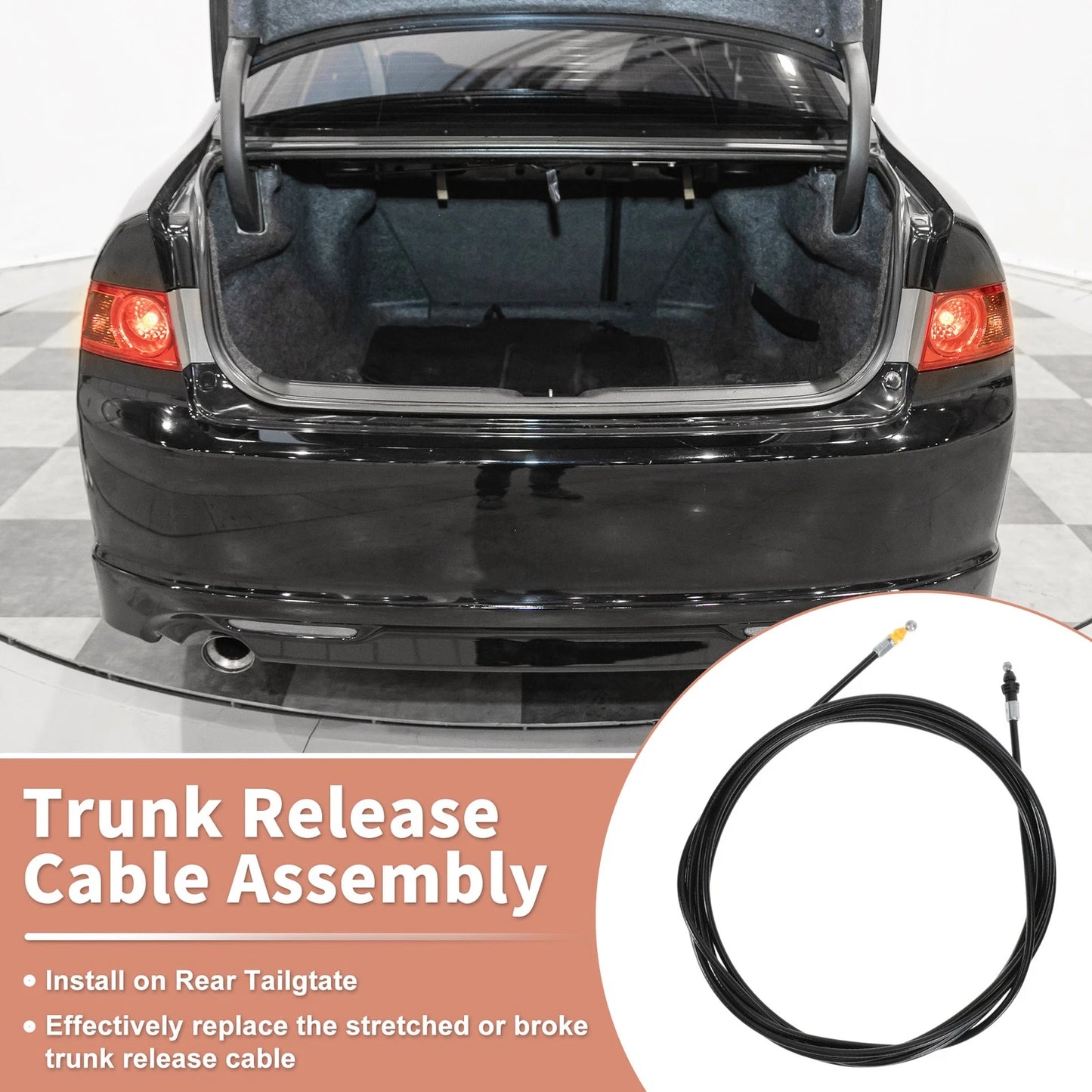 Trunk Release Cable for Toyota Corolla (2009–2013)