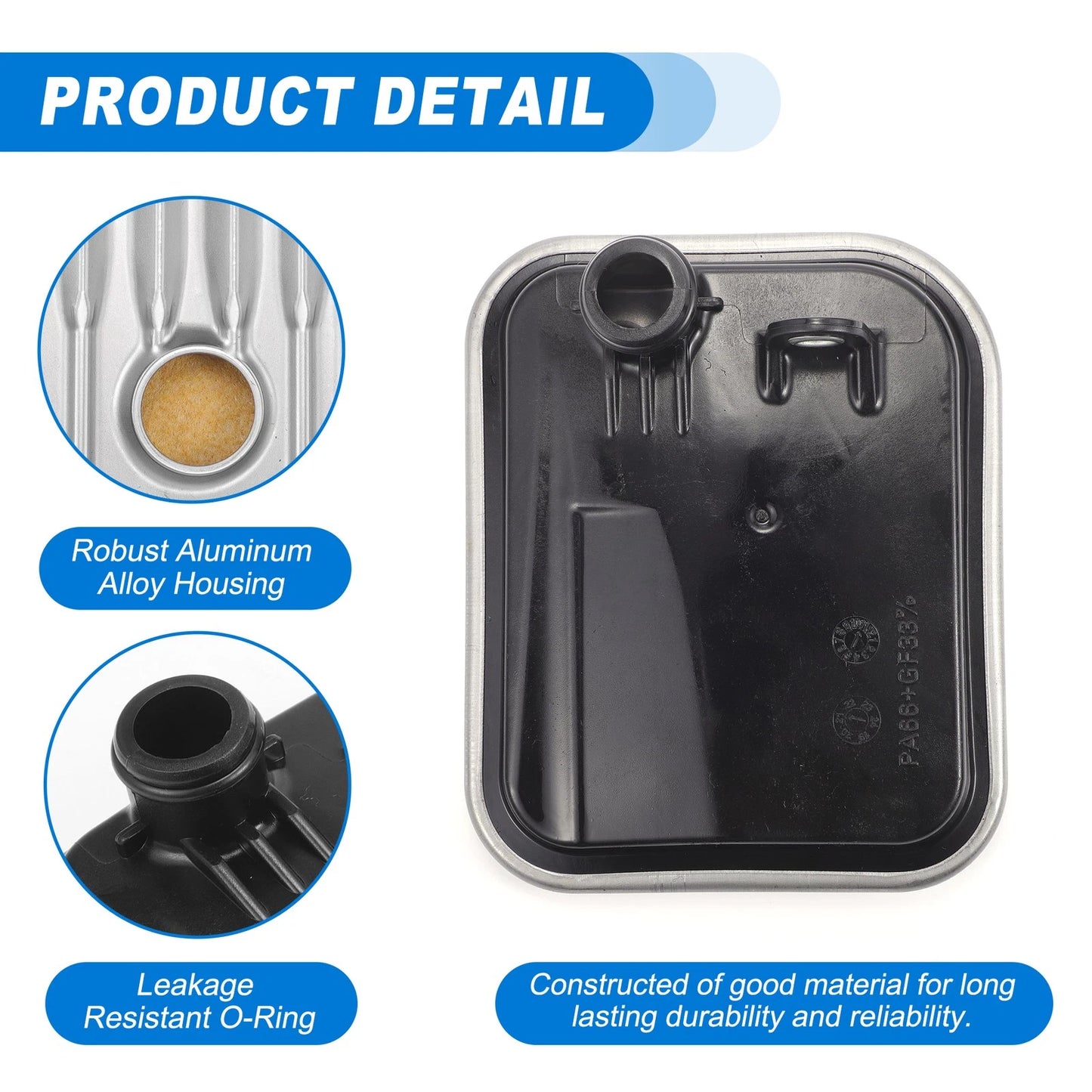 Transmission Fluid Filter Oil Pan for Ford Escape (2013-2019)