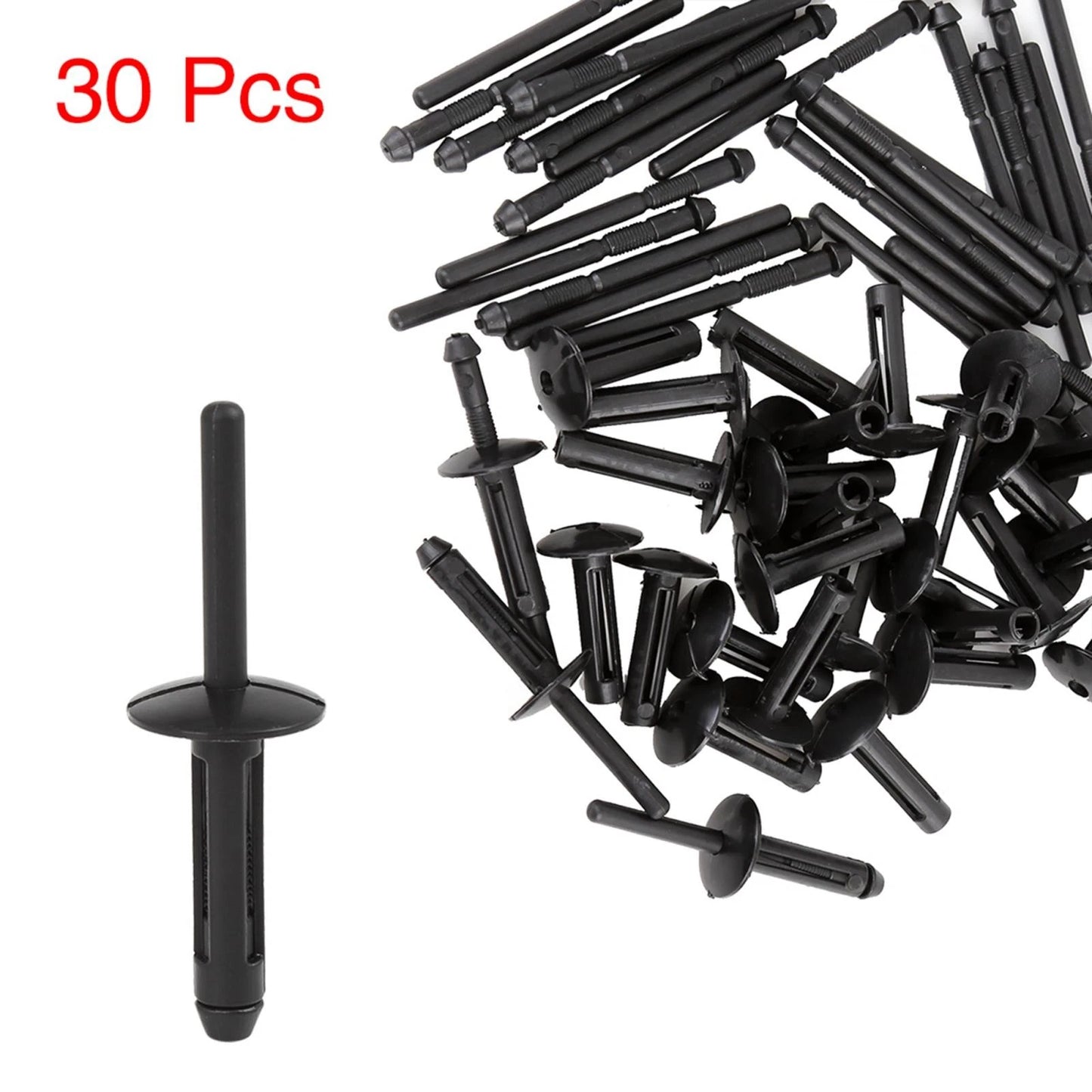 30pcs Nylon Bumper Fastener Rivet Clips for Dodge / Chrysler