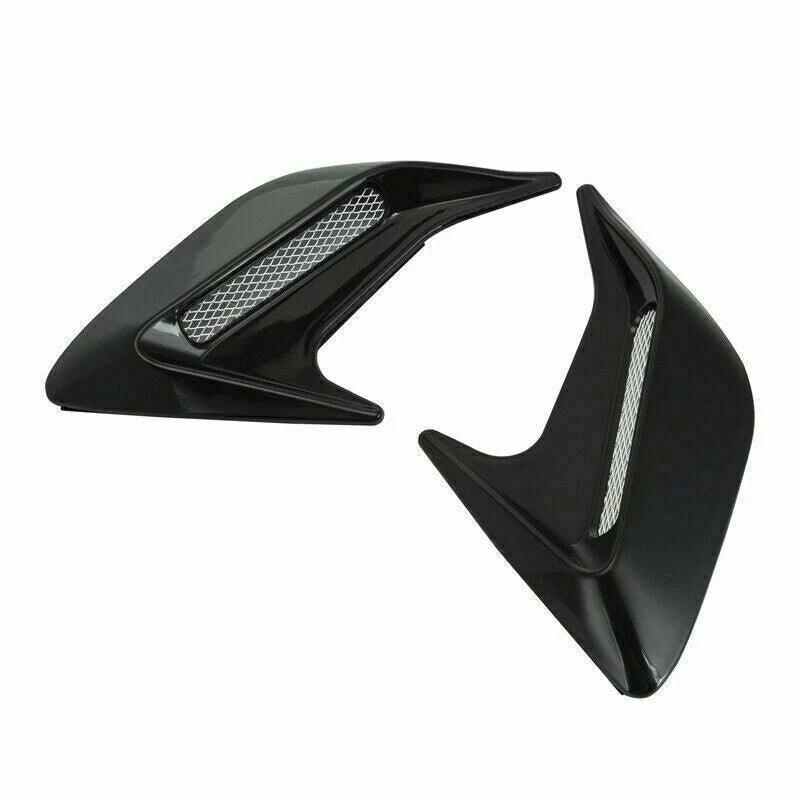 Replacement Fender Part 2 x ABS Vent Black Stickers Tool