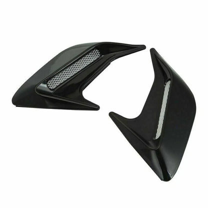 Replacement Fender Part 2 x ABS Vent Black Stickers Tool