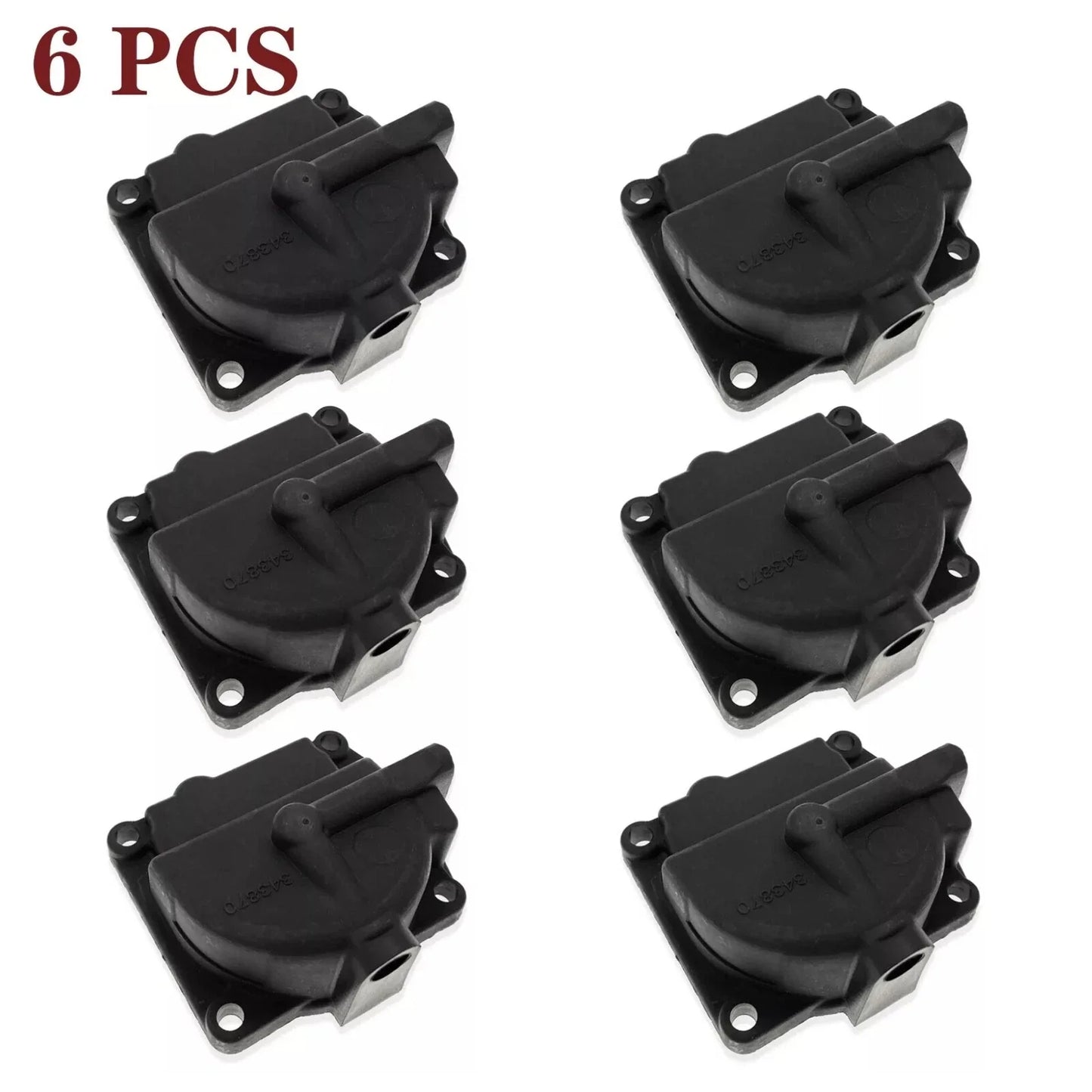 6pcs Carburetor Float Bowl Chamber for Johnson/Evinrude 0433000/766418/343870