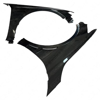 Real Carbon Fiber Front Vent Fenders Wings for Honda Accord 2018-2022