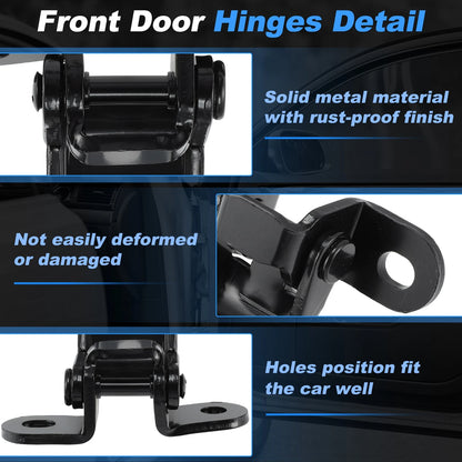 Upper Door Hinge Assembly for Toyota 4Runner, Camry, Tacoma, Corolla (2003-2023)