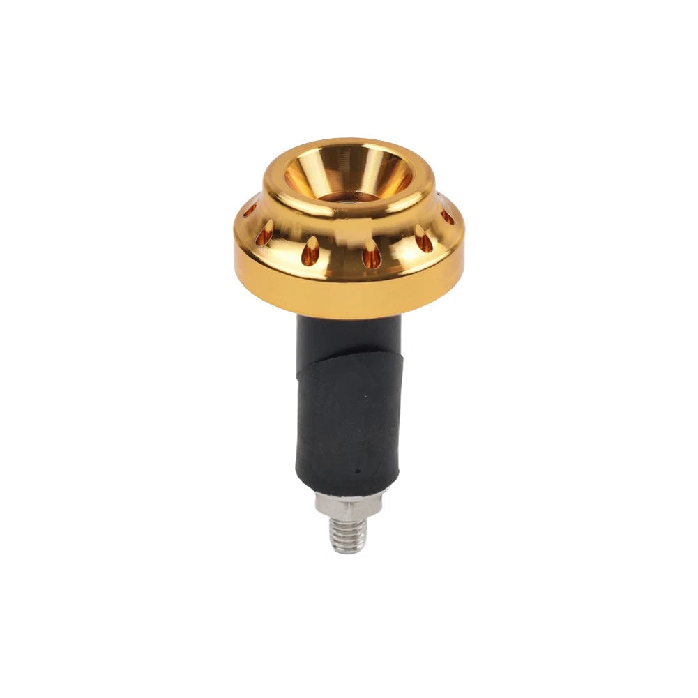 Gold Motorcycle Handlebar Grips 7/8'' 1'' with End Caps for Make & Model