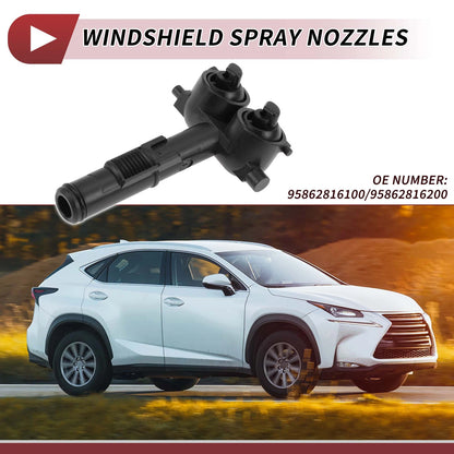 Front Left Right Headlight Washer Nozzle 2x for Porsche Cayenne