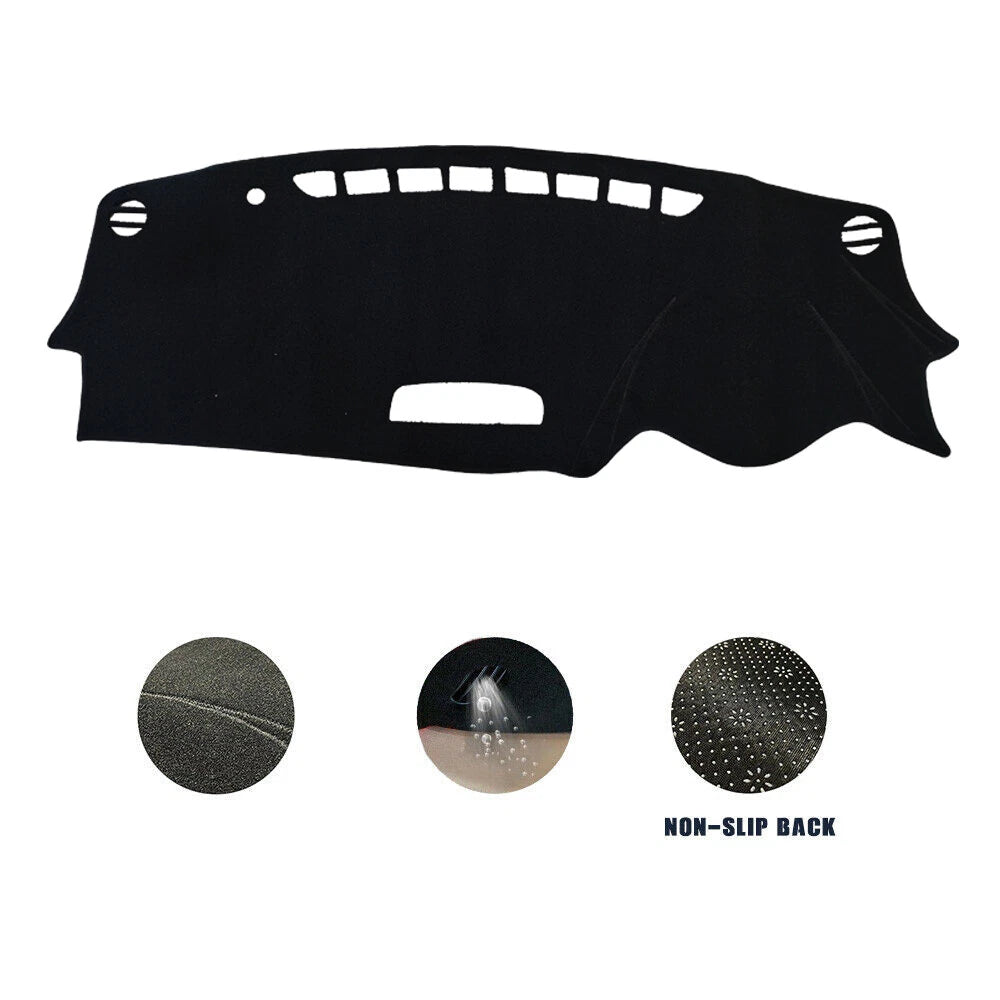 Non-Slip Dash Mat for Mazda CX-3 2015-2025 SUV Dashboard Cover Black