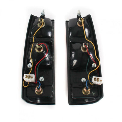 Pair Tail Light Rear Lamp Black Fit Isuzu KBZ Holden Rodeo UTE Pickup 1981-88 DE