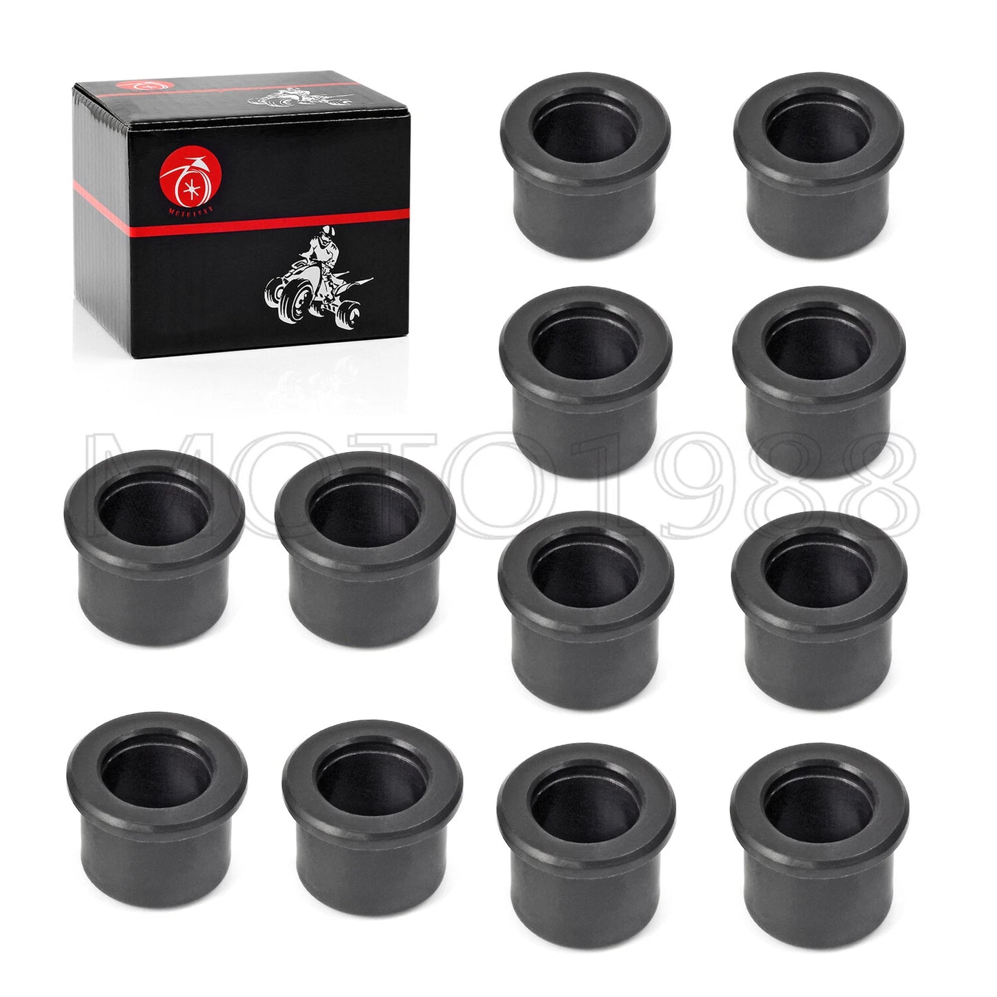 12PCS A Arm Bushing Kit for Yamaha Banshee 350 (1987–2006)