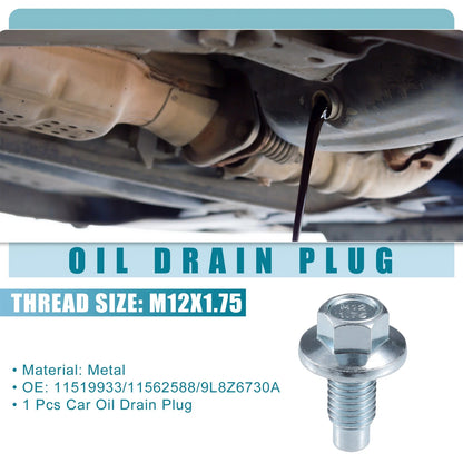 Oil Drain Plug for Buick Enclave (2008–2017)