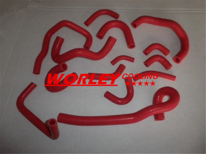 44mm Radiator + RED Hose for Nissan Pintara/Skyline R33/R34 (1993-2002)