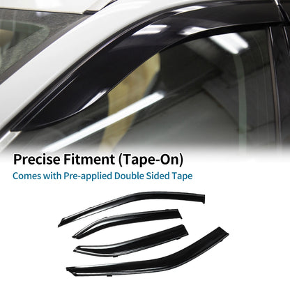 Window Deflectors 1 Set for Mitsubishi Lancer (2008)