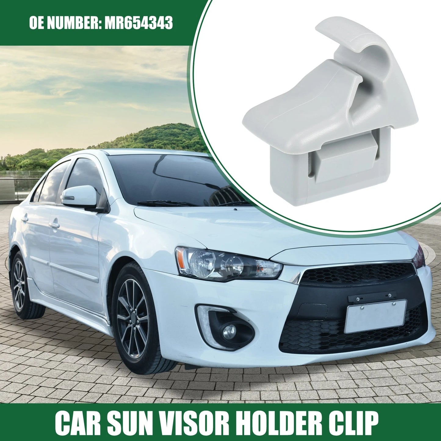 Sun Visor Holder Clip for Mitsubishi Lancer (2006-2017)