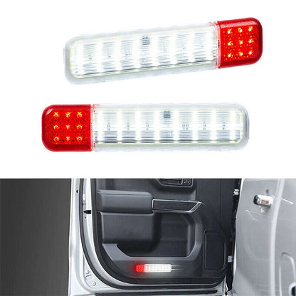 Pair LED Door Courtesy Lights for Chevy C/K Silverado Tahoe Sierra (1995–2007)