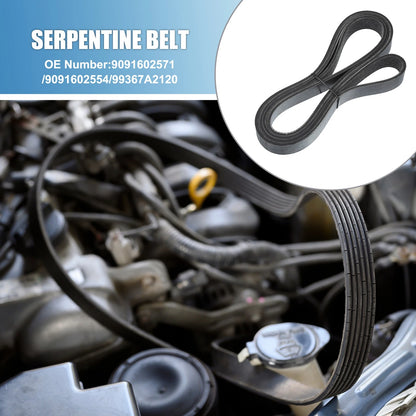 Serpentine Belt V-Ribbed Belt for Toyota Tacoma (2005–2024)