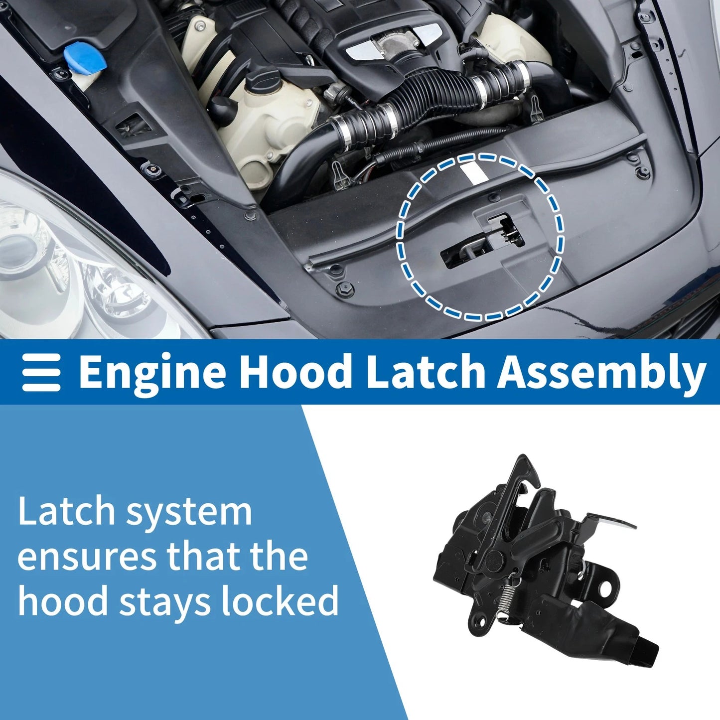 Hood Latch Assembly for Toyota Highlander (2010-2013)