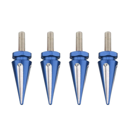 4 x Windscreen Screw Bolts Blue Spike for Harley Touring Road Glide (1998-2025)