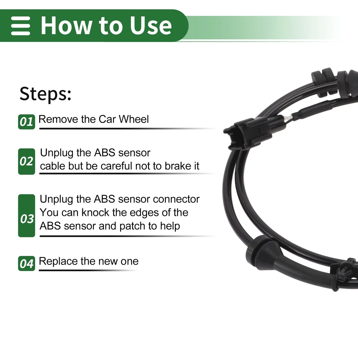 ABS Wheel Speed Sensor for Nissan Sylphy II (2005-2012)