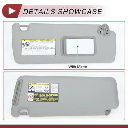 Sun Visor for Toyota Highlander (2004-2007) Right Passenger Side