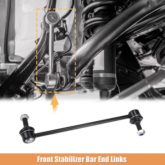 2 x Front Stabilizer Sway Bar Links for Fiat 500X, Jeep Compass (2016-2019)
