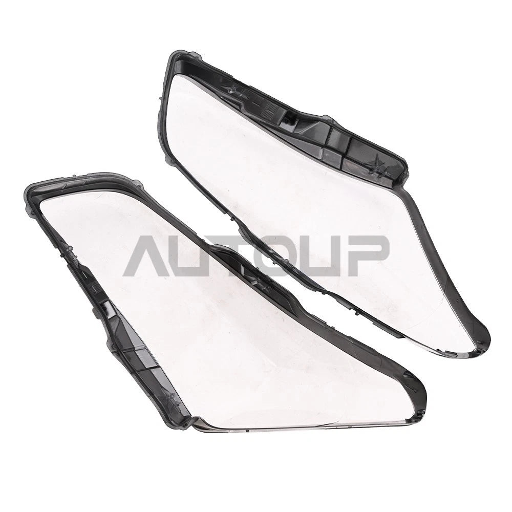 Pair Front Headlight Lens Cover for Infiniti QX56/QX80 (2011–2014)