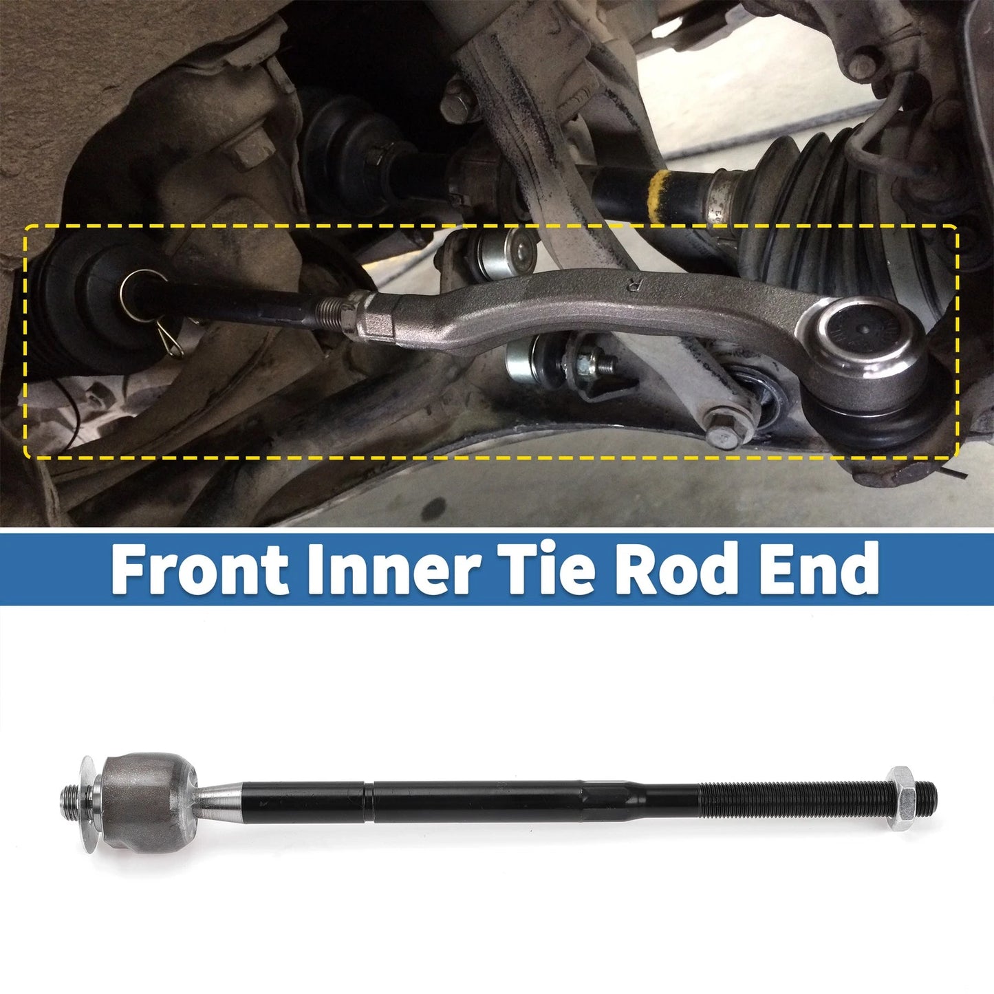 2 x Front Inner Tie Rod End Links for Dodge Journey (2009-2018)