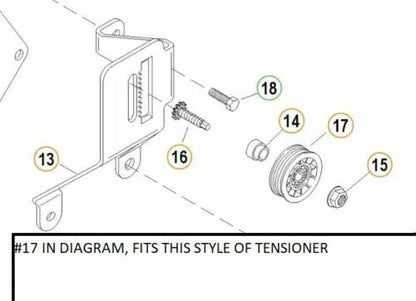 Mercruiser Serpentine Belt Idler Pulley for 4.3/5.0/5.7/350 V6/V8