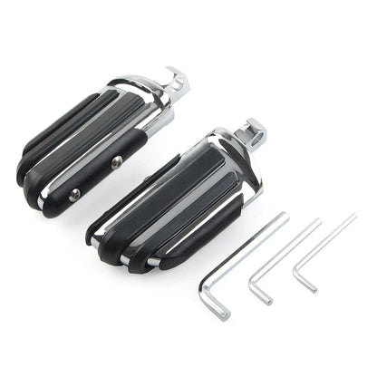 Male Foot Pegs 32mm 1.25" for Harley Iron XL 883 1200 Dyna (2004-2023)