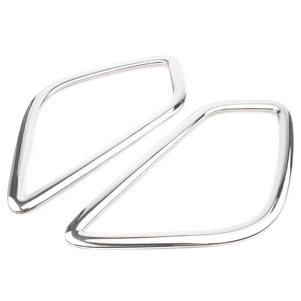 2 x Chrome Rear Fog Light Covers for Mitsubishi Eclipse Cross (2018)