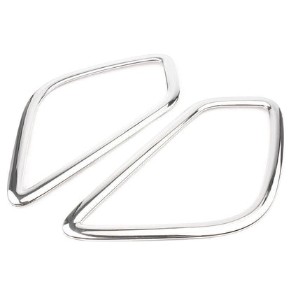 2 x Chrome Rear Fog Light Covers for Mitsubishi Eclipse Cross (2018)