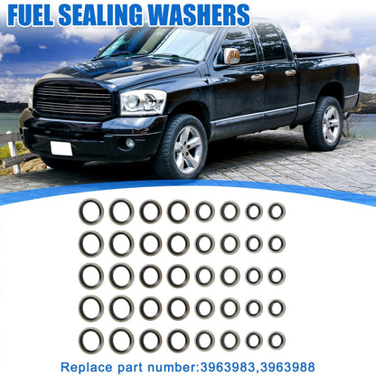 Car Fuel Sealing Washers Set for Dodge 12V 24V 5.9L 6.7L ( Specified)