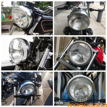 7 Inch Motorcycle Headlight Shell for Harley Dyna Fat Boy FXST (2006-2017)