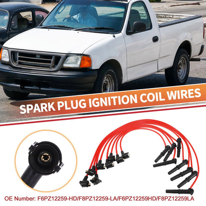 8 Pcs Spark Plug Wire Ignition Coil Cables for Ford Crown Victoria (2006-2011)