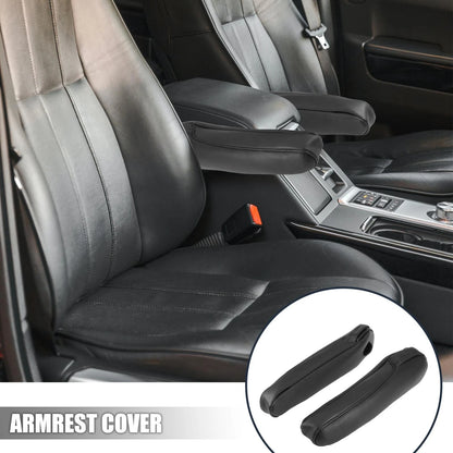 Front Seat Armrest Covers  Black for Honda Odyssey (2005-2010)