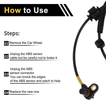 ABS Wheel Speed Sensor for Ford F-450 Super Duty (2011-2016)