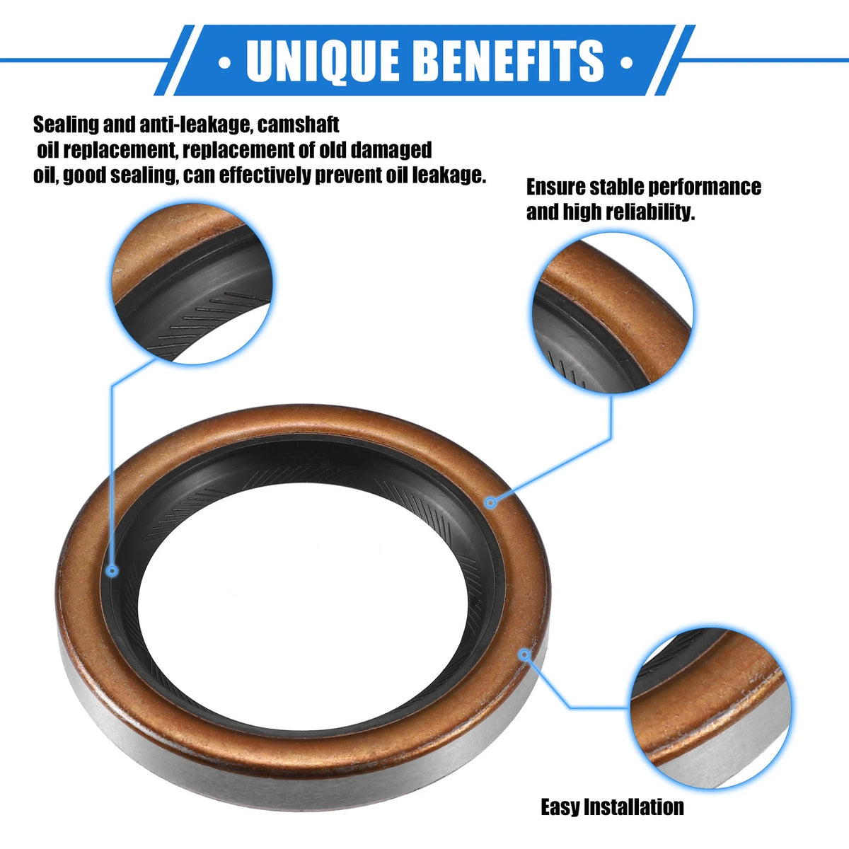 2 x Engine Rear Crankshaft Oil Seals for Toyota 4Runner (1984-2002)