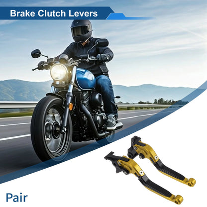 Brake Clutch Levers / Adjustable Short/Long / for Kawasaki Vulcan S 650 (2015–2023)