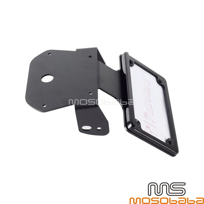4"x7" License Plate Bracket w/LED Light for Pan America RA1250S RA1250 (21-23)