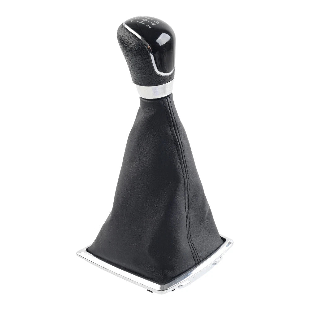1x Shift Gear Knob 5 Speed Leather Boot for Ford Focus (2005-2012)
