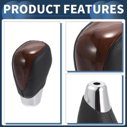 Faux Leather Gear Shifter Knob for Toyota Alphard 200 Series (2015-2023)