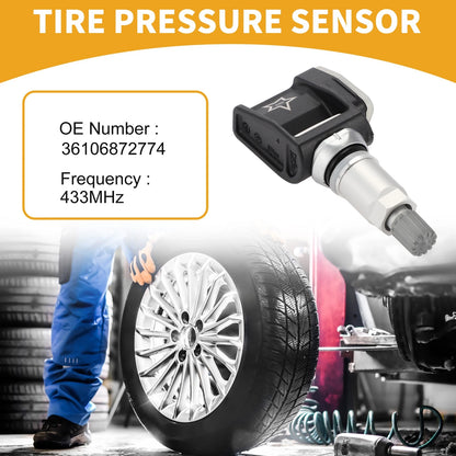 Tire Pressure Sensor for BMW 530e 2018-2021 TPMS 1 x 433MHz