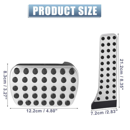 2 x Gas Brake Pedal Pads Covers for Mercedes-Benz C E S GLC GLK SLK Class